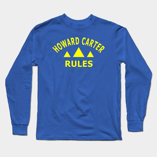 Howard Carter Rules Long Sleeve T-Shirt by Lyvershop